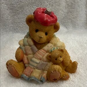Cherished Teddies Figurine Can’t Bear to see you sick w Highlights